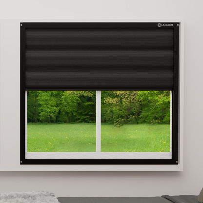 Motorized Non-Drill Blackout Shades