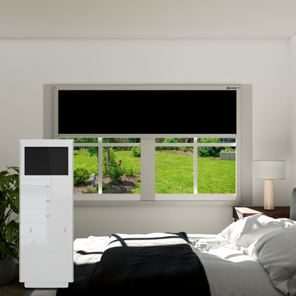 Motorized Non-Drill Blackout Shades